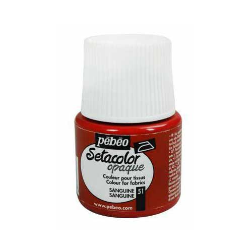 Pebeo Setacolor Sanguine / بيبو سيتاكلر سانغوين (أحمر بني)