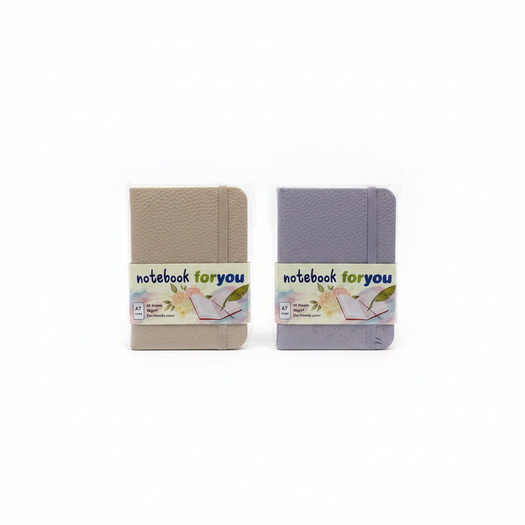 Notebook  foryou A7 Lined 80 Sheets / دفتر ملاحظات A7 مسطر، 80 ورقة