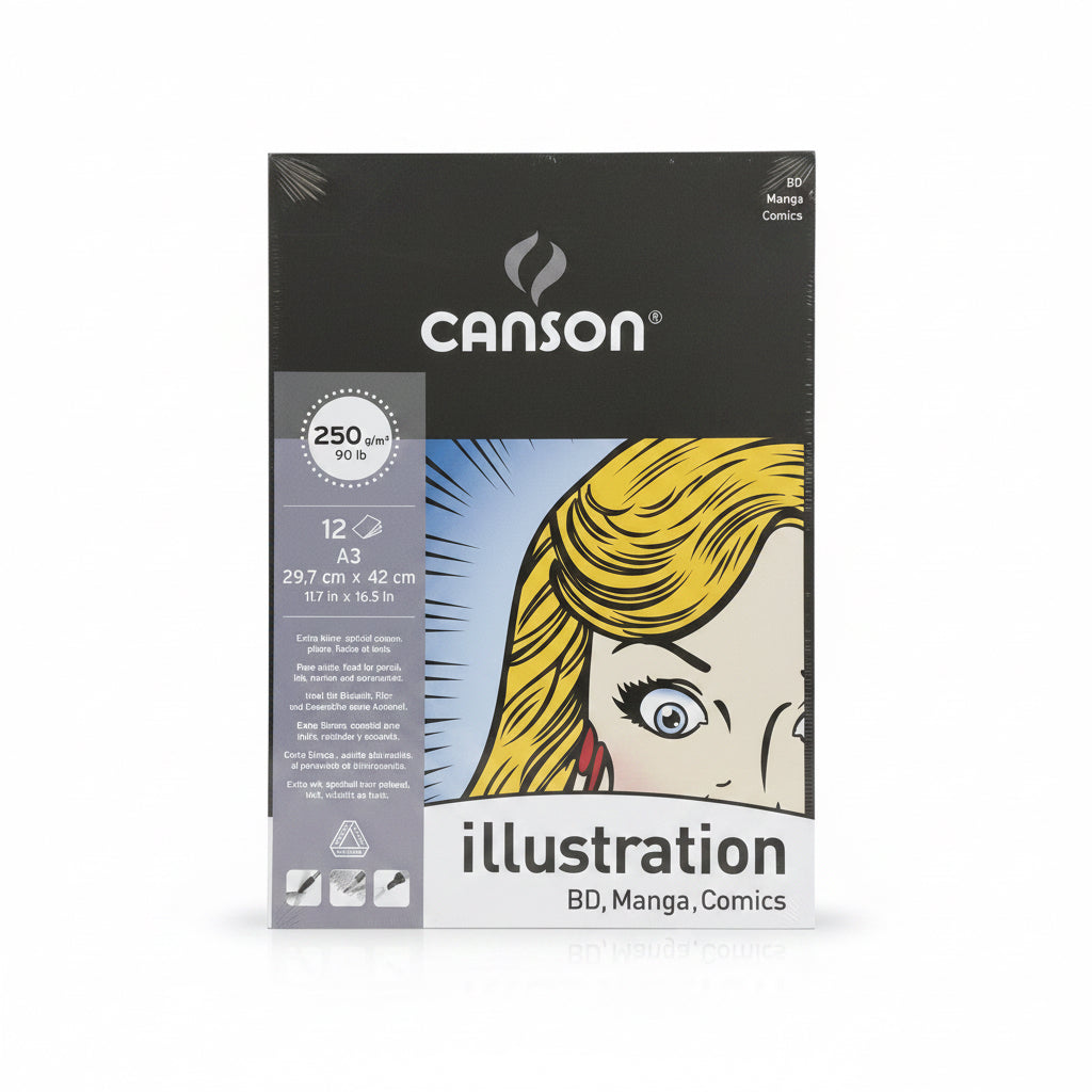 Canson illustration BD, Manga, Comics 250g/m / كانسون إلينستريشن BD، مانغا، كومكس