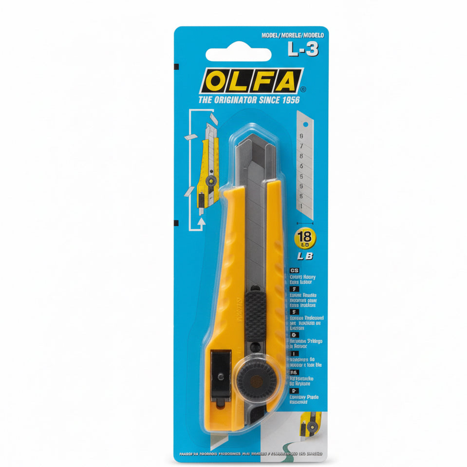 OLFA L-3 , 2-Way heavy duty cutter / قطّاعة أولفا L-3 ثقيلة الاتجاهين