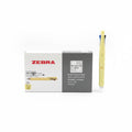 ZEBRA Clip-On Multi Multifunctional Pen – Pack of 12 – Pastel Yellow Barrel / قلم متعدد الوظائف من Zebra Clip-on multi عدد 12 – أصفر باستيل