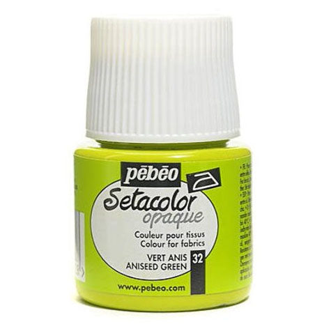 Pebeo Setacolor Aniseed Green / بيبو سيتاكلر أخضر يانسوني