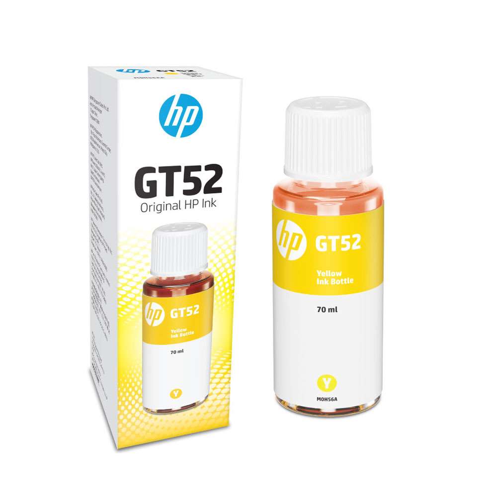 HP GT52 Original HP Ink 70 ml Yellow / حبر أصلي HP GT52 أصفر 70 مل