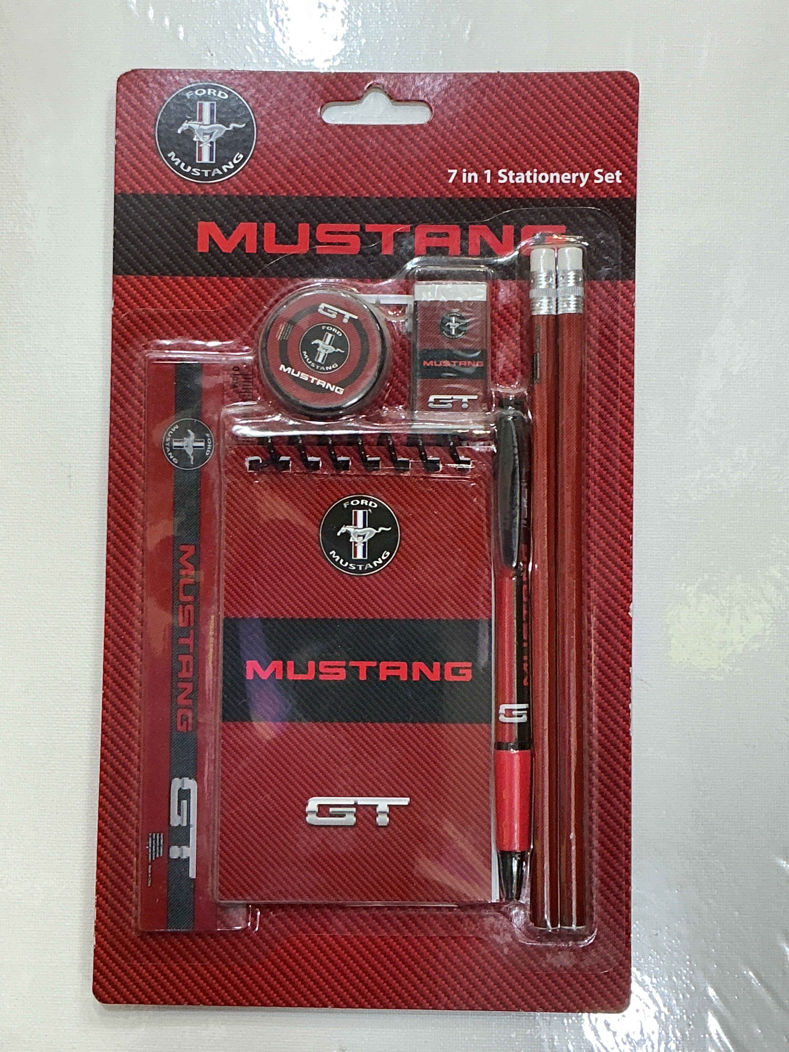 Ford Mustang GT 7 in 1 Stationery Set / طقم قرطاسية فورد موستانج GT ‏7 في 1