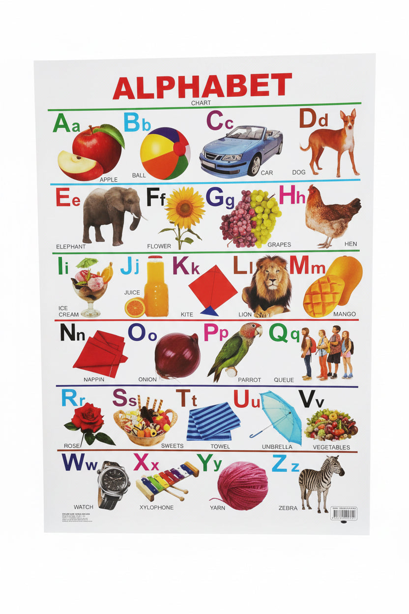 Learning Chart ALPHABET / لوحة تعليمية