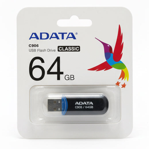 ADATA C906 USB Flash drive 64 GB / فلاش USB إي داتا C906 سعة 64 جيجابايت