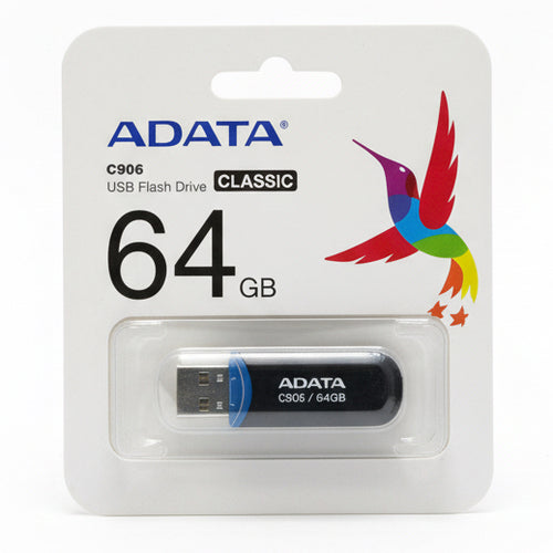 ADATA C906 USB Flash drive 64 GB / فلاش USB إي داتا C906 سعة 64 جيجابايت