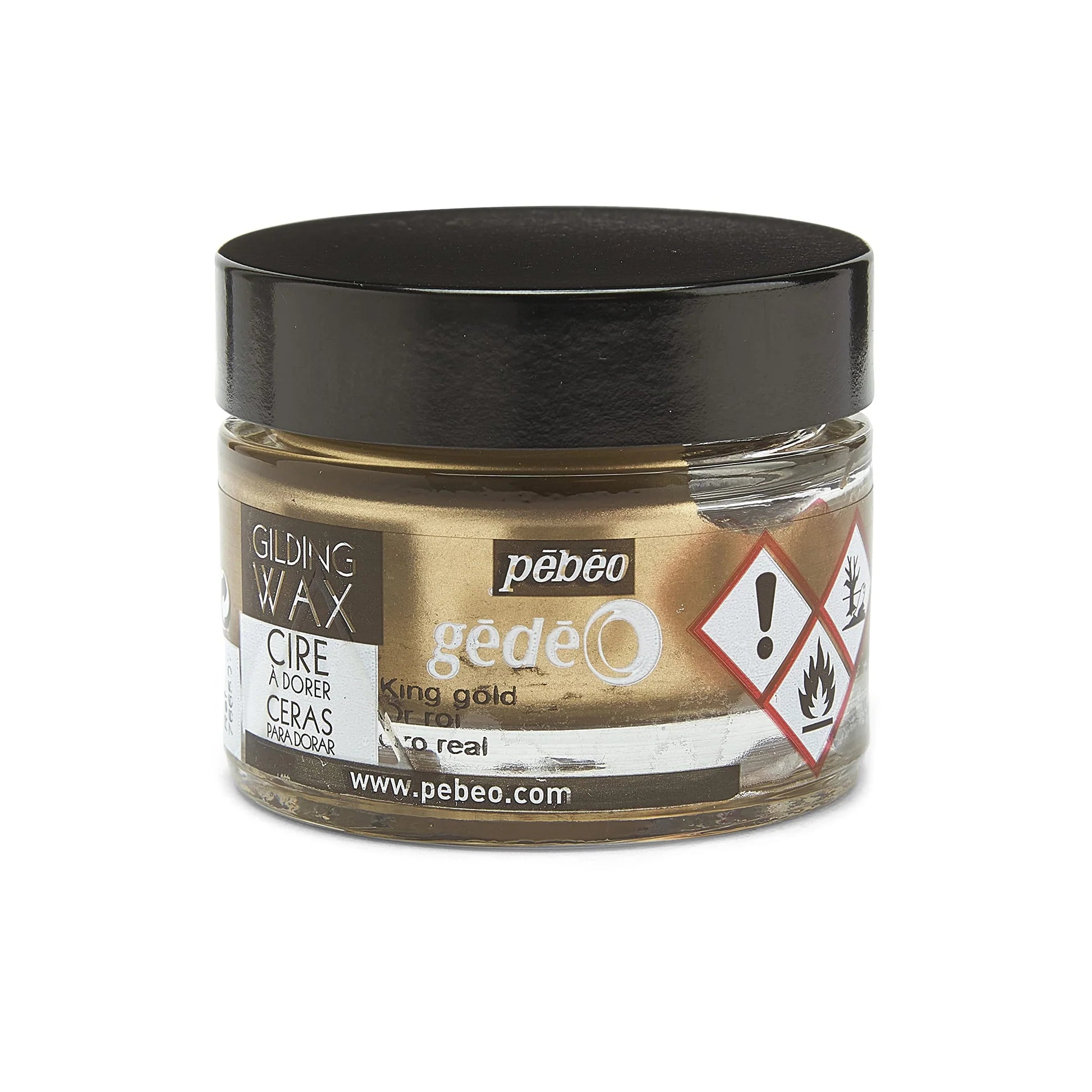 Pebeo Gedeo Gilding Wax King Gold 30 ml / بيبو جيديو شمع تذهيب ذهب ملكي 30 مل