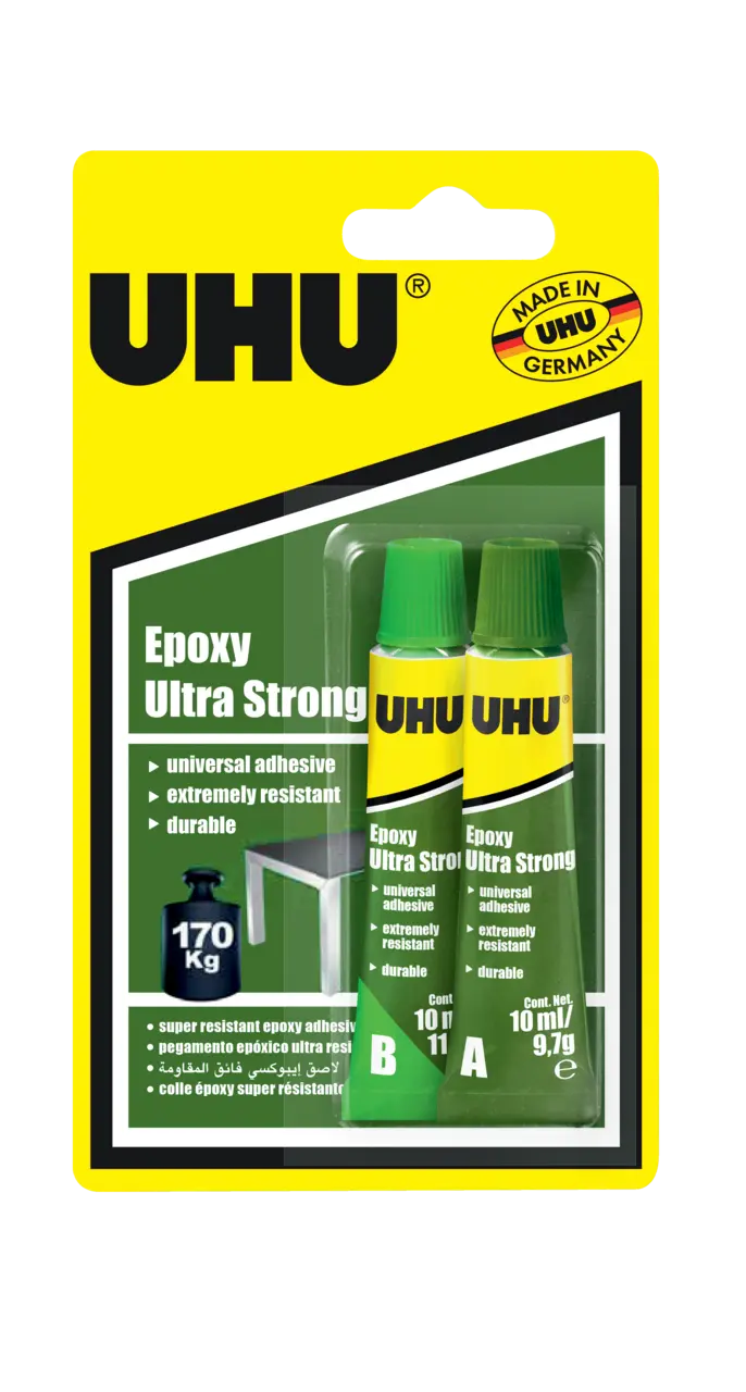 UHU Epoxy Ultra Strong 2 Pcs / يوهو إيبوكسي قوي جدًا قطعتان