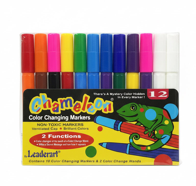 Chameleon 12 color changing markers / أقلام ماركر كاميليون متغيرة الألوان – 12 لونًا
