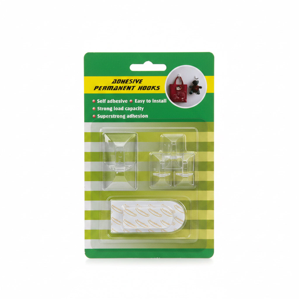 Adhesive Permanent Hooks