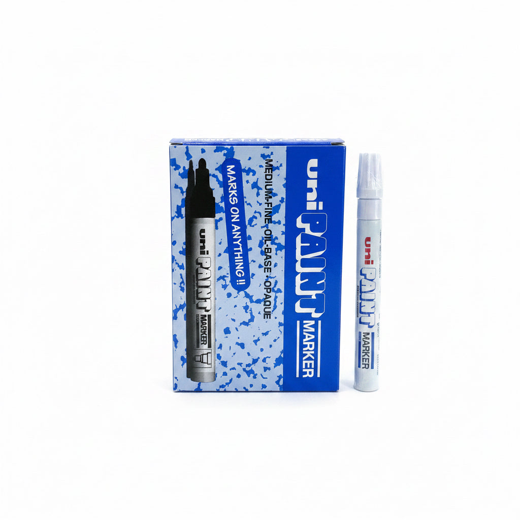 uni PAINT MARKER PX-20 Medium-Fine x12 White /  ابيض يوني ماركر دهان PX-20 ابيض