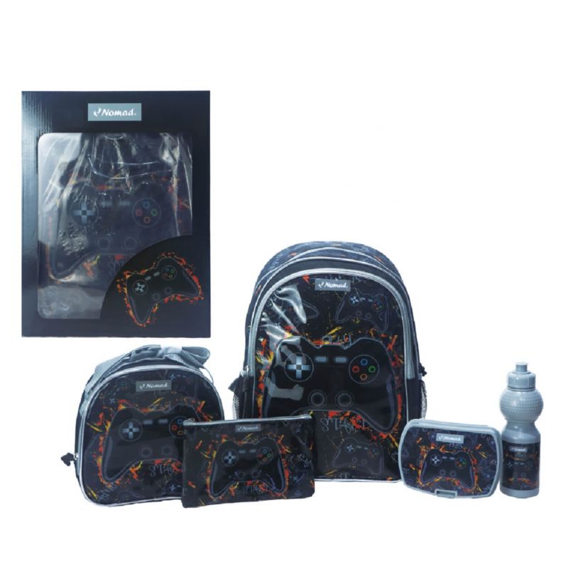 ND Primary B.Pack 16" 5 in 1 Game Master / حقيبة مدرسية ND Primary 5 في 1 – Game Master مقاس 16 بوصة