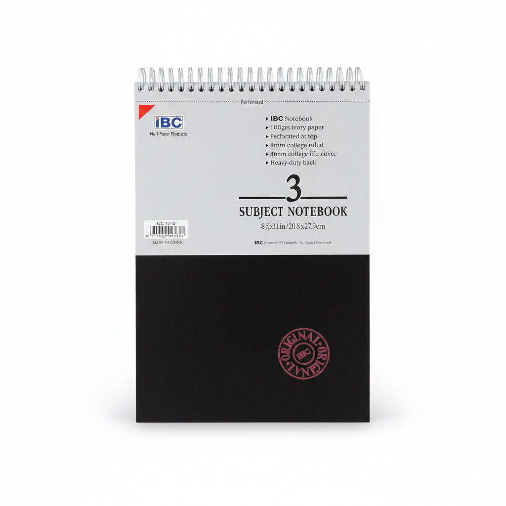 IBC 3 Subject NoteBook / دفتر 3 مواد IBC