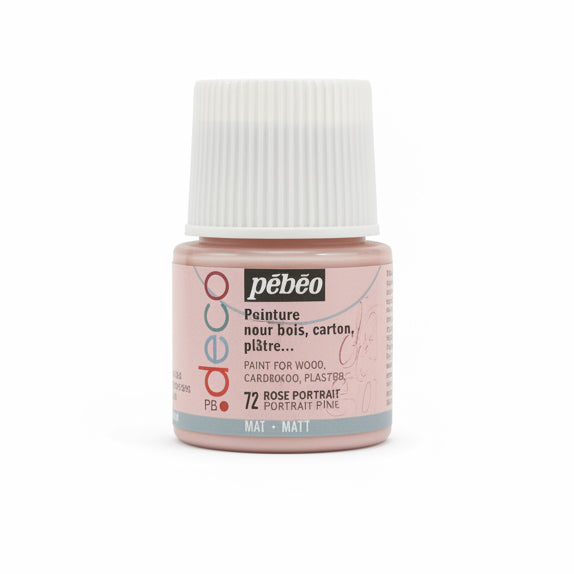 pebeo deco peinture 72 portrait pink / بيبو ديكو طلاء وردي بورتريه 72