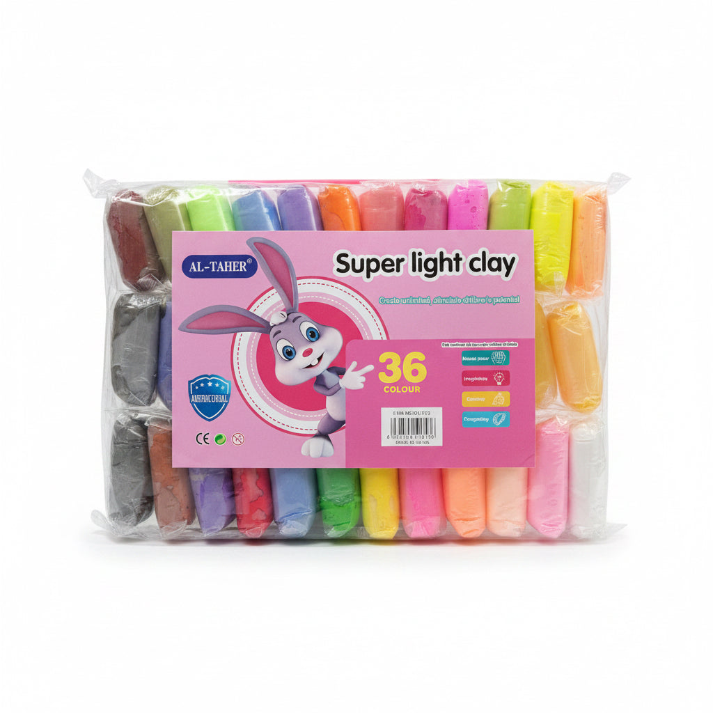 Super Light clay 36 colors / صلصال خفيف جدًا بـ 36 لون