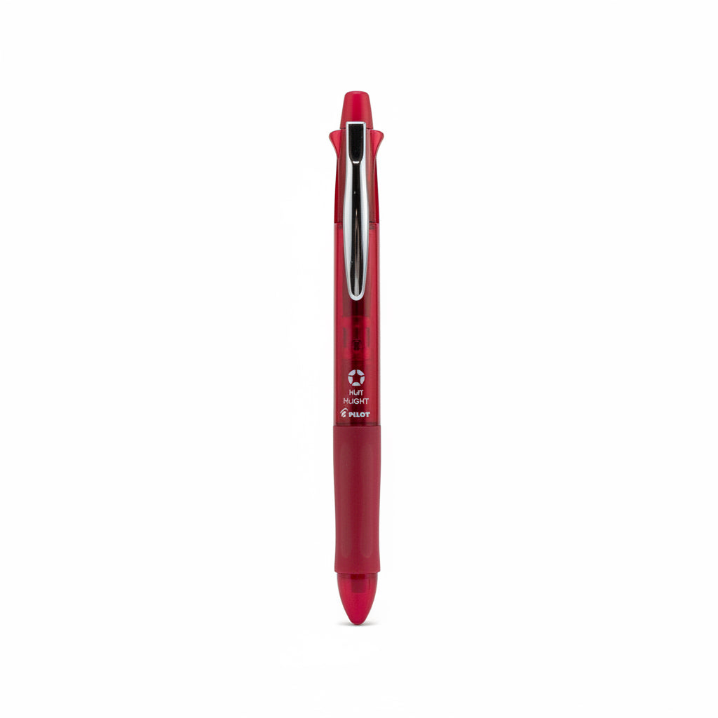 Pilot 4+1 Pen Clear Pink / قلم بايلوت 4+1 وردي شفاف