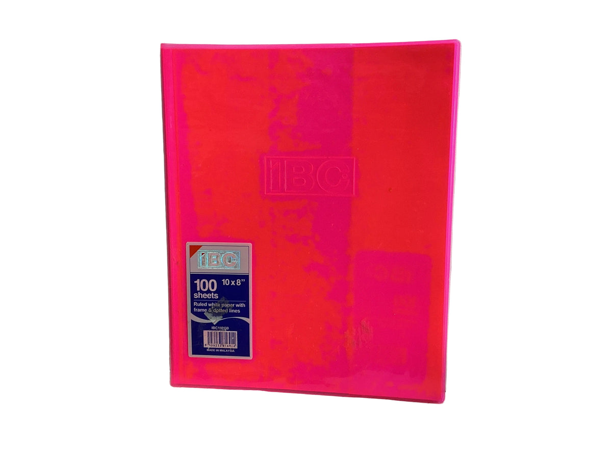 IBC 100 sheets 10x8" Arabic Notebook / دفتر عربي IBC، 100 ورقة، مقاس 10×8 بوصة