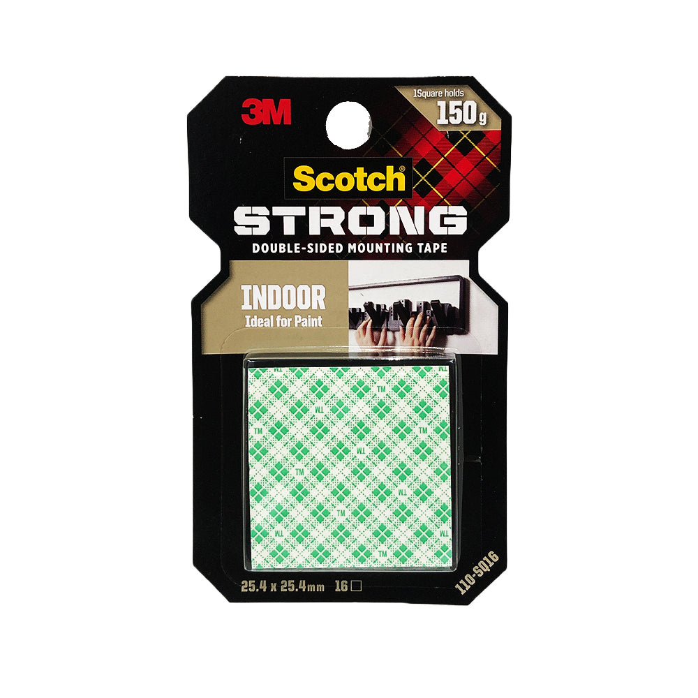 Scotch indoor double-sided mounting squares / سكوتش مربعات تثبيت داخلية مزدوجة الوجهين