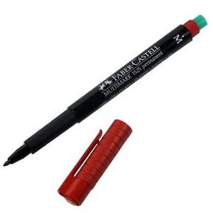 Faber Castell Multimark Permanent Red / فابر كاستل ملتي مارك دائم