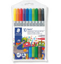 Staedtler Noris fibre-tip Pens x10 / ستدلر نوريس أقلام فيبر تيب ×10