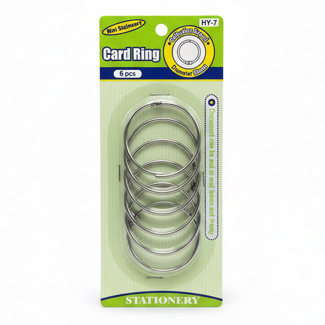 Card Ring 6 Pcs / حلقات بطاقات 6 قطع