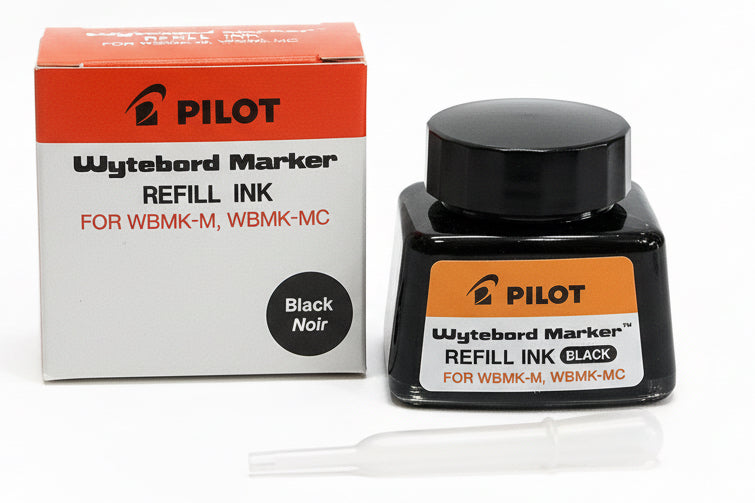 PILOT Wyteboard Marker REFILL INK Black / حبر إعادة تعبئة لقلم سبورة بايلوت أسود