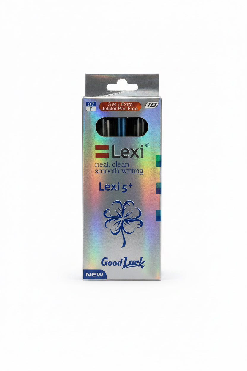LEXI 5+ 0.7F 10 Pens Black / أقلام LEXI 5+ ‎0.7F عدد 10 اسود
