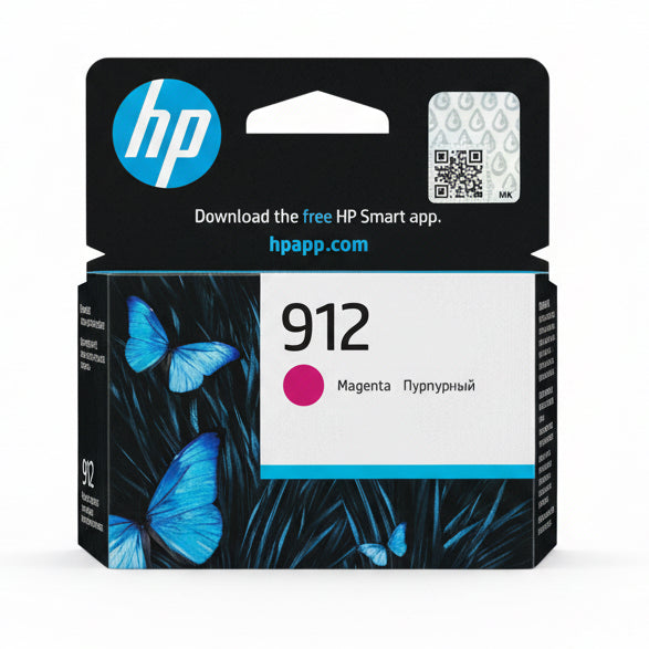 Original HP Ink Cartridge 912 Magenta 315* pages / خرطوشة حبر أصلية HP 912XL أرجواني 315* صفحة