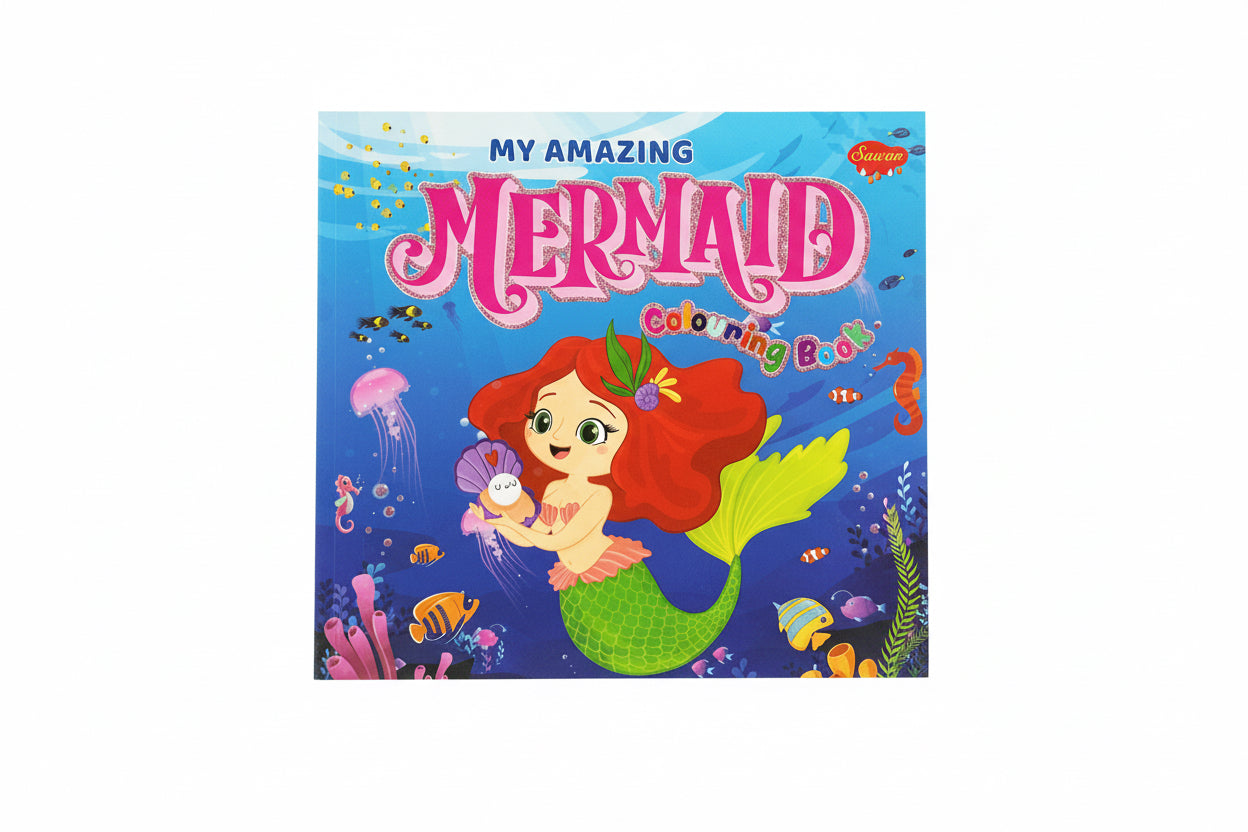 My amazing Mermaid Colouring Book / كتاب التلوين الرائع لحوريات البحر