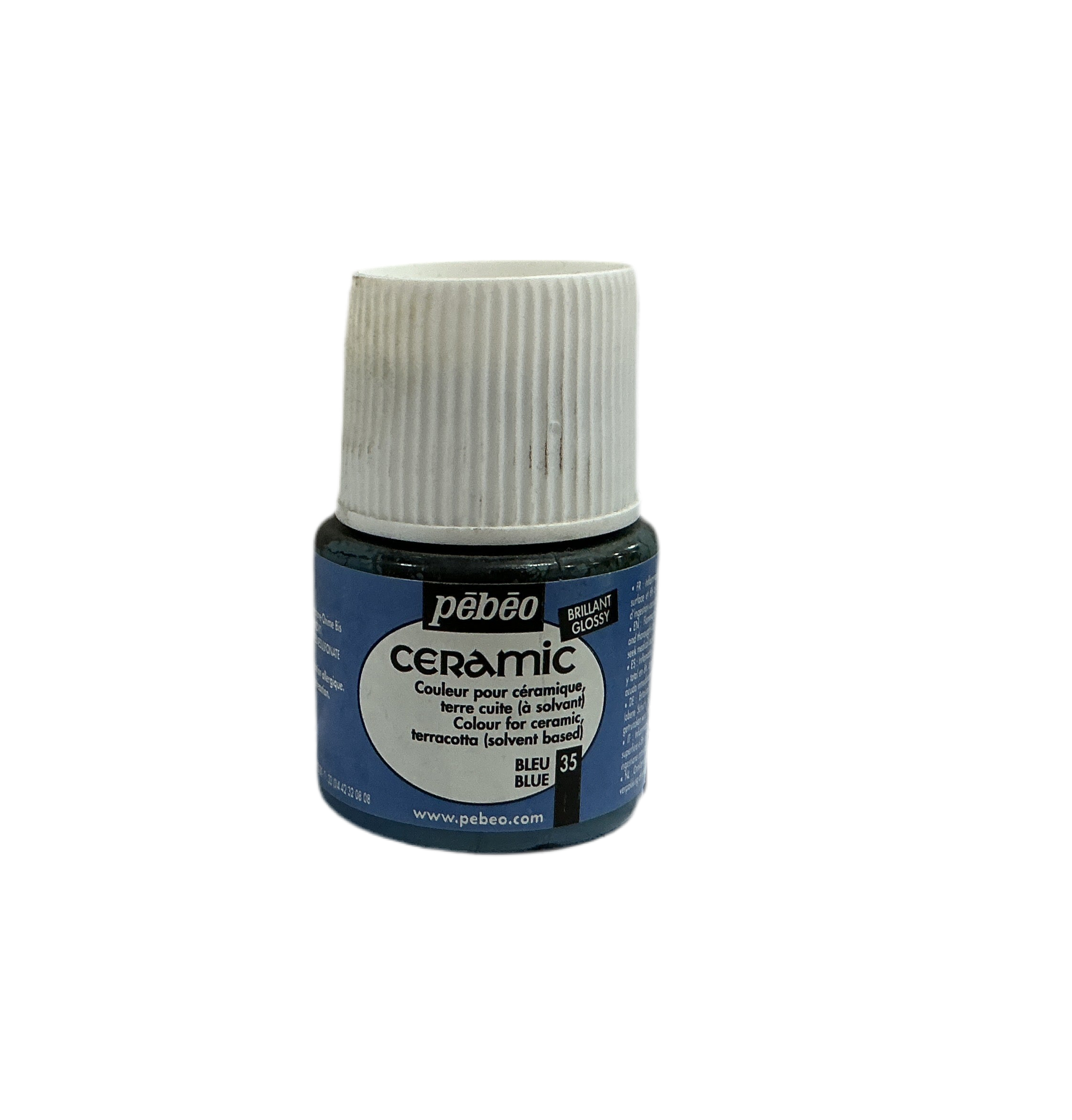pebeo ceramic brillant glossy Blue / بيبو سيراميك لامع – أزرق براق