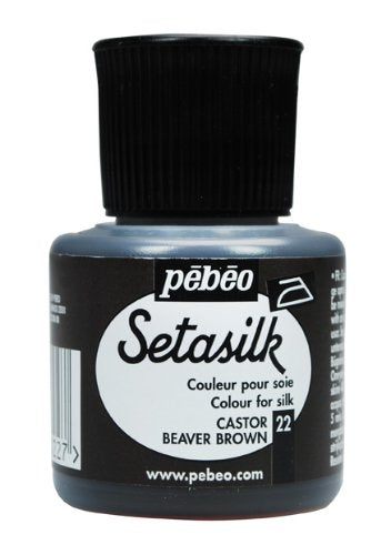 Pebeo Setasilk Silk Paint Beaver Brown / بيبو سيتاسيلك لون حرير بني قندس