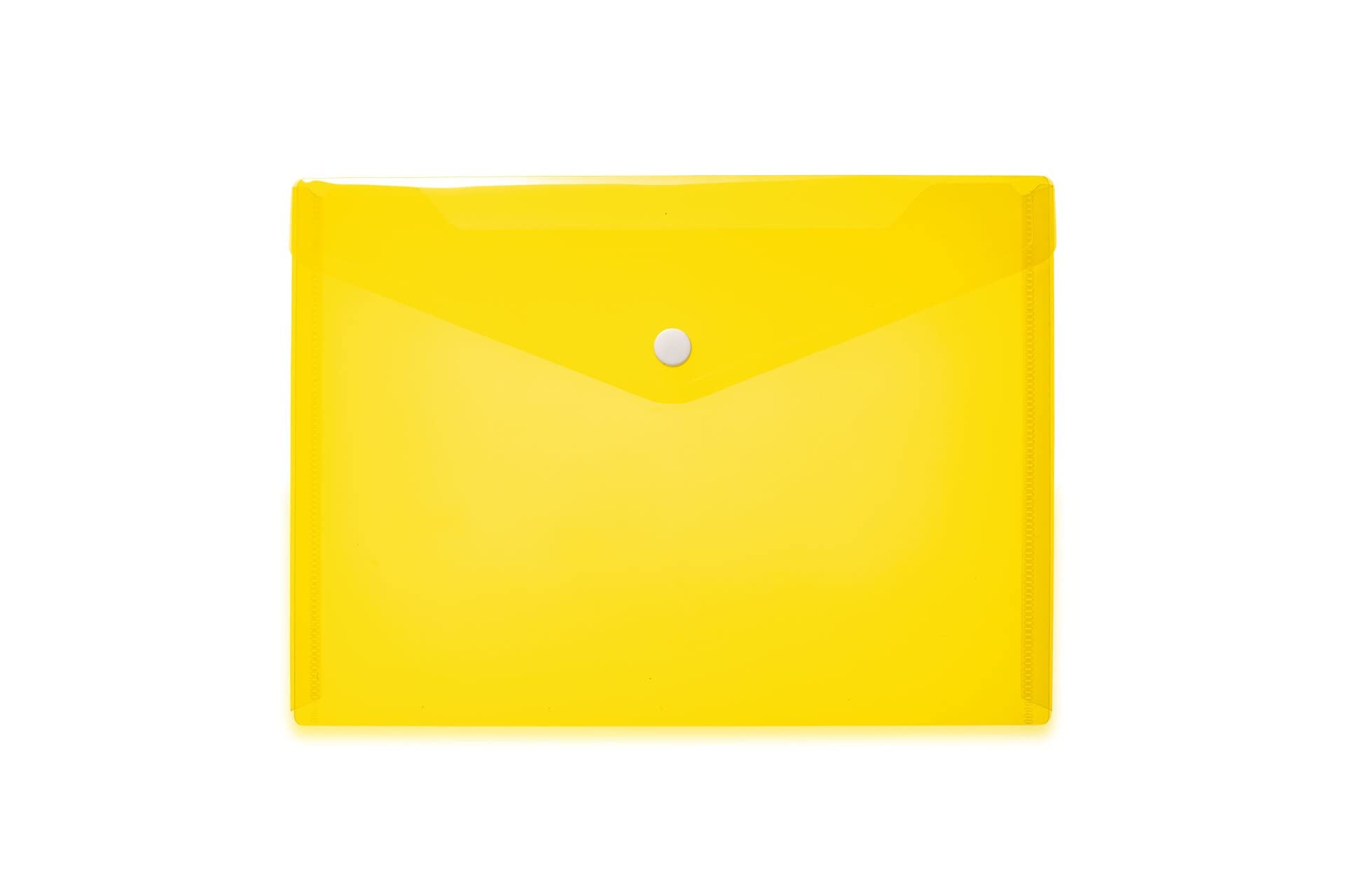 Yellow Plastic Envelope A5 / مظروف بلاستيكي أصفر مقاس A5