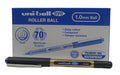 uni-ball eye ROLLER BALL 1.0mm, 12 Pcs Blue / أقلام يوني-بول آي رولر بول مقاس 1.0 مم، عدد 12 قلم، لون ازرق