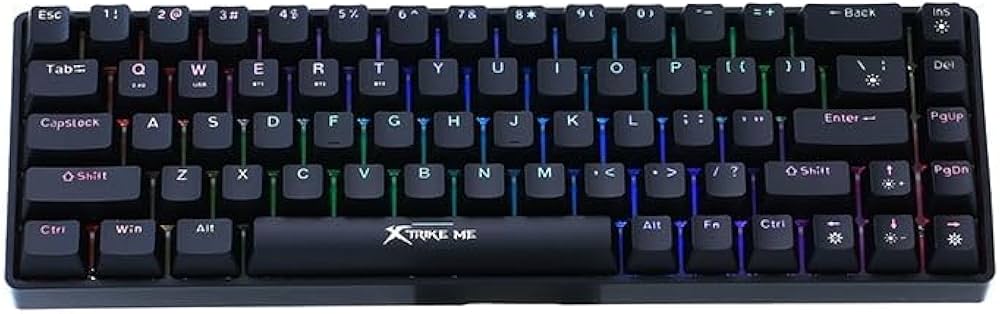 GK-994W BK TRI-MODE MECHANICAL KEYBOARD / لوحة مفاتيح ميكانيكية بثلاث أوضاع GK-994W أسود