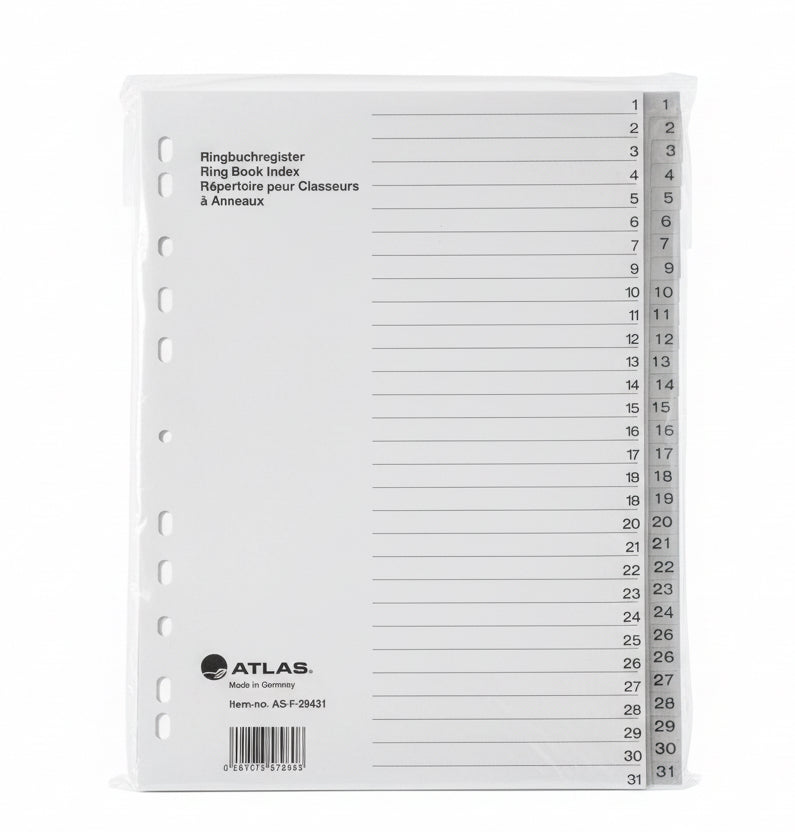 Atlas ring Book Index / فهرس دفتر حلقات أطلس