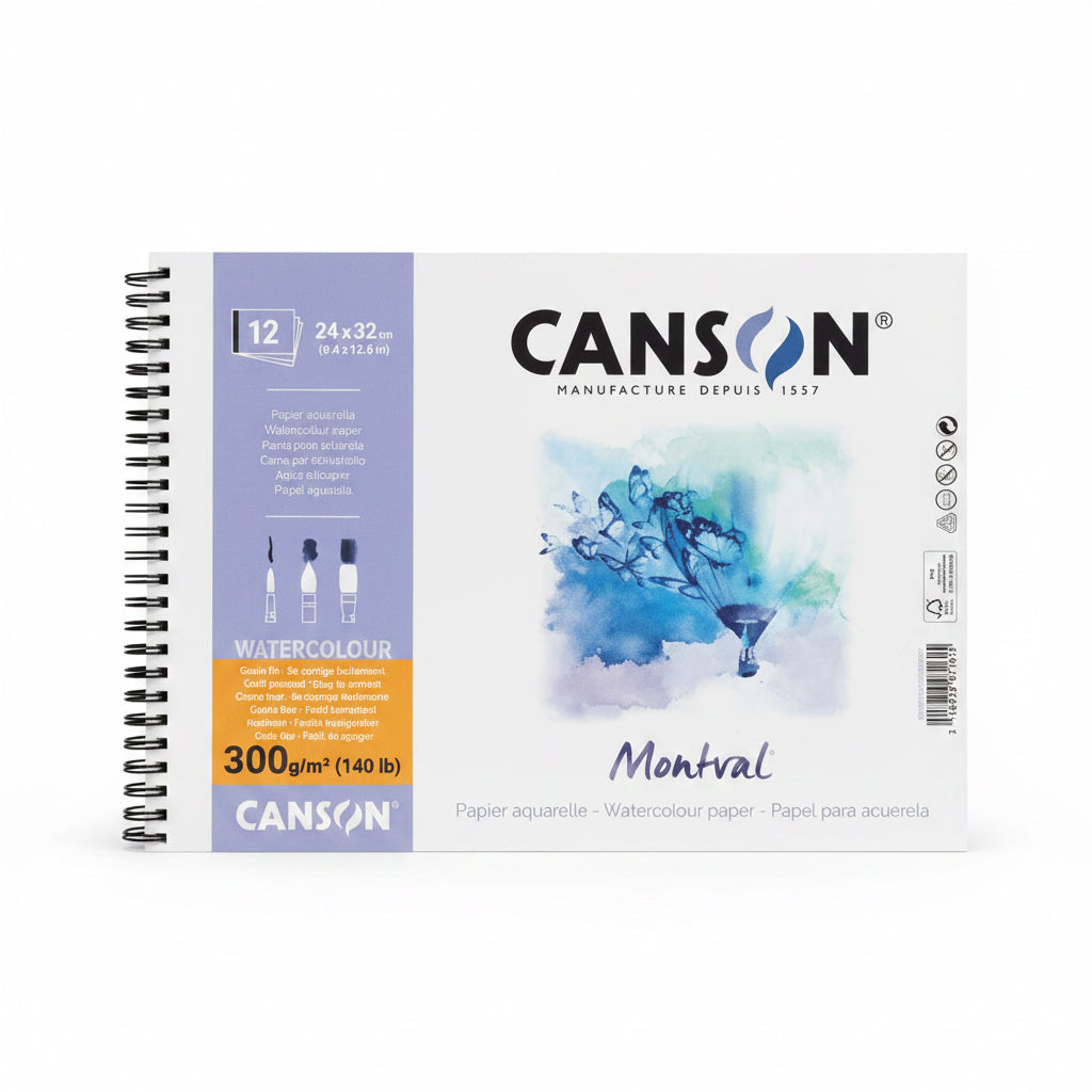 Canson montval 300 gm² – 24×32 cm / كانسون مونتفال 300 جم/م² – 24×32 سم