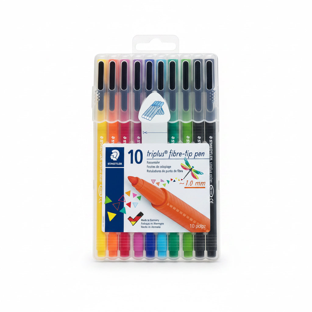 Staedtler 10 Triplus Fibre Pin Pen / ستدلر 10 ترايبلاس فايبر بن