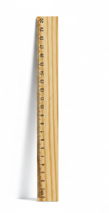 WOOD RULER 20 cm / مسطرة خشبية 20 سم