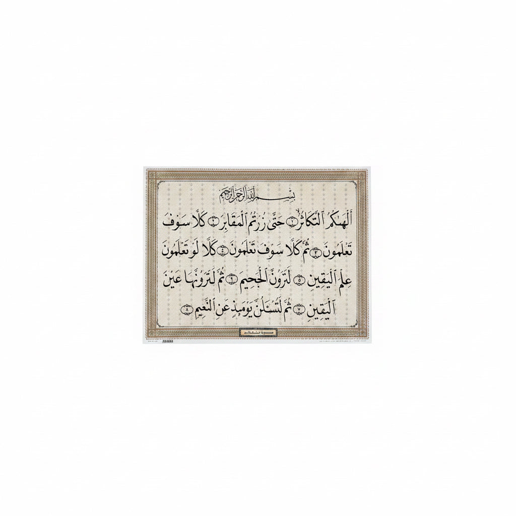 سورة التكاثر