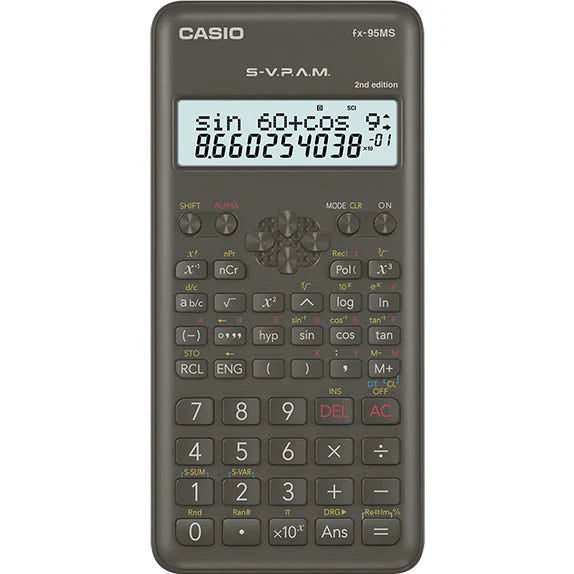 CASIO Scientific Calculator fx-95MS 2nd Edition / آلة حاسبة علمية كاسيو fx-95MS الإصدار الثاني