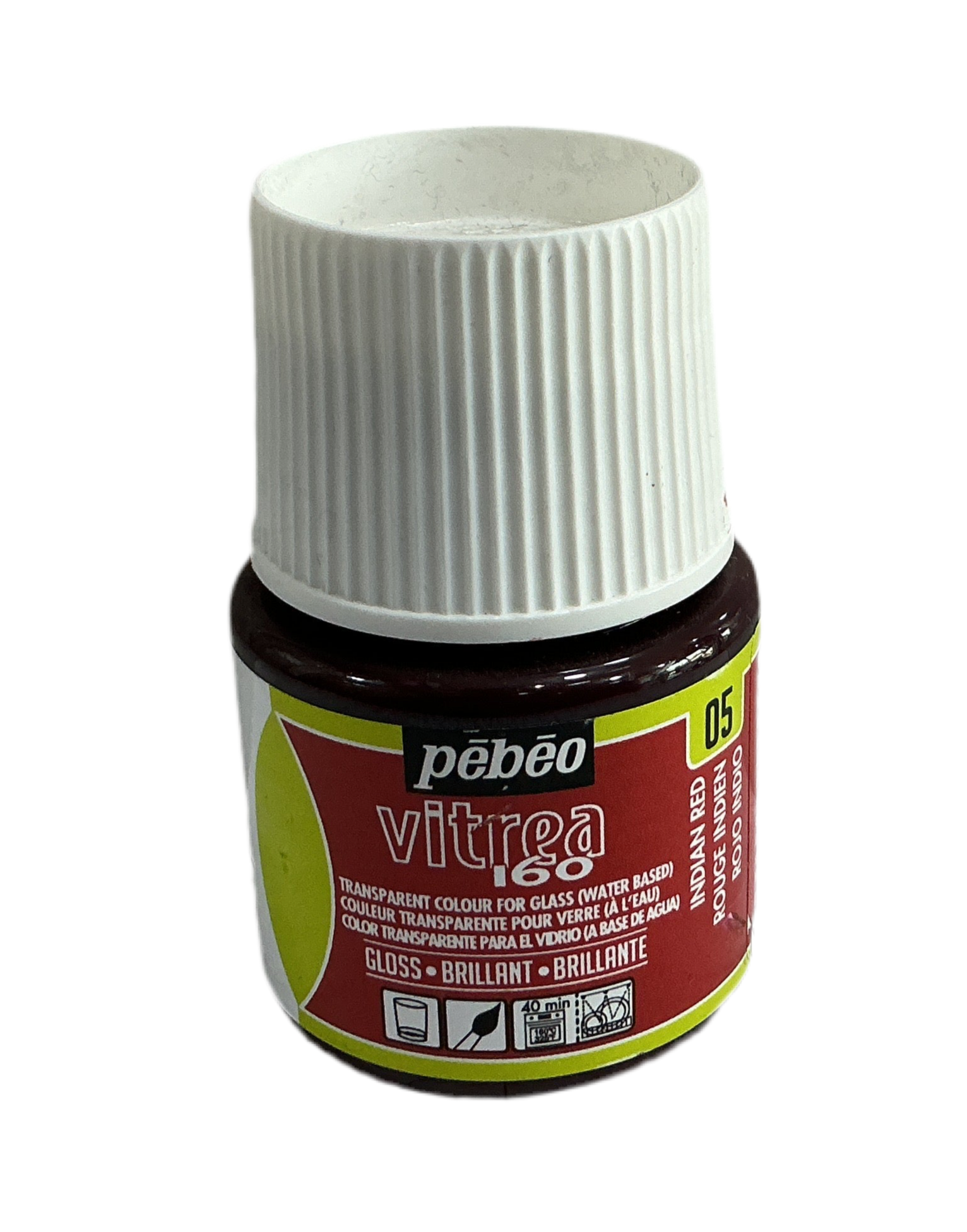 pebeo vitrea 160 Indian Red 05 / بيبو فيتريا 160 أحمر هندي 05