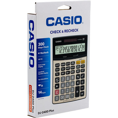 CASIO Electronic Calculator DJ-240D Plus / آلة حاسبة إلكترونية كاسيو DJ-240D بلس