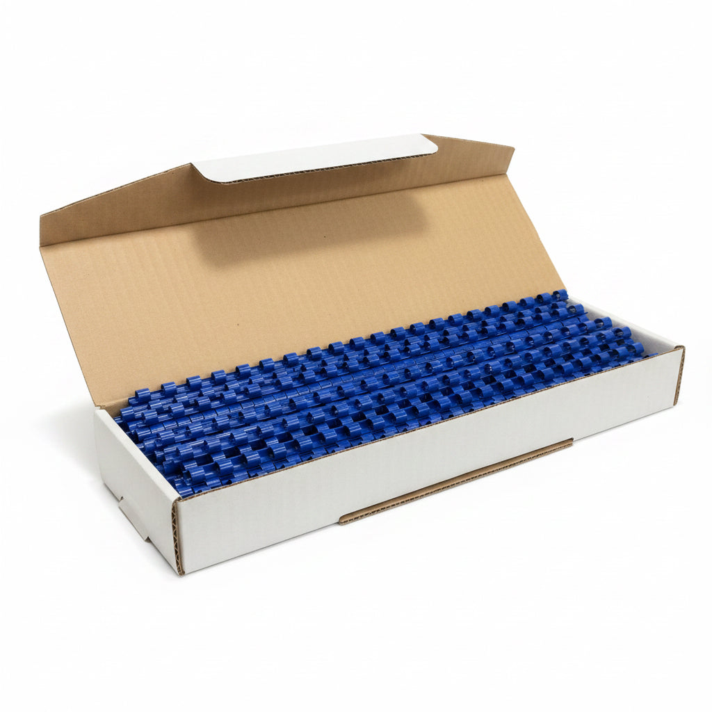 Excel Plastic Comb 12mm 100pcs/Box Blue