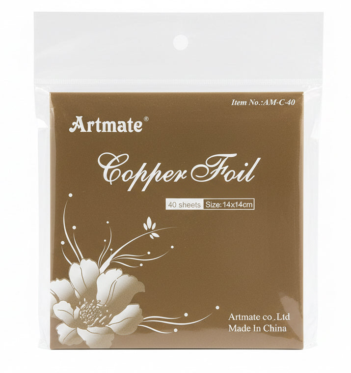 Artmate Copper foil 40 sheets / آرتميت رقائق نحاس 40 ورقة