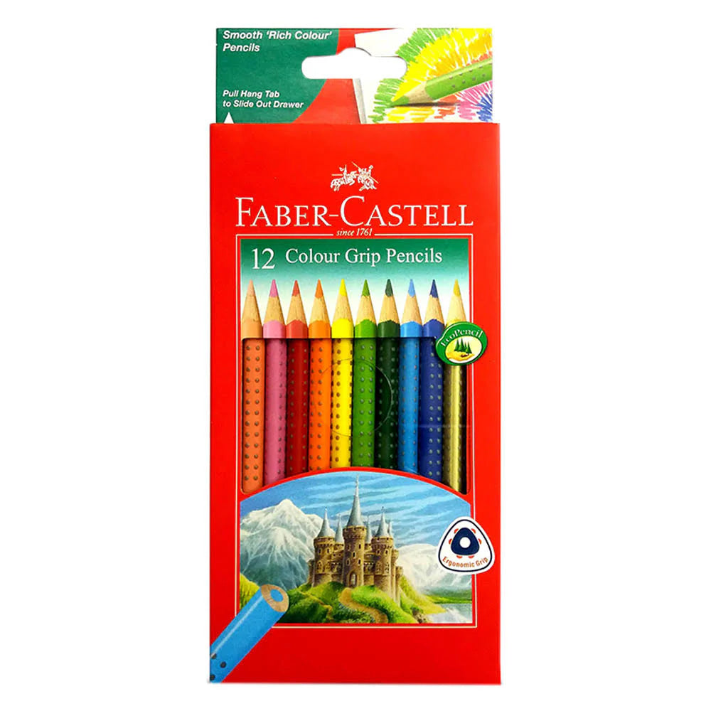 Faber Castell 12 Colour Pencils / فابر كاستل 12 قلم تلوين
