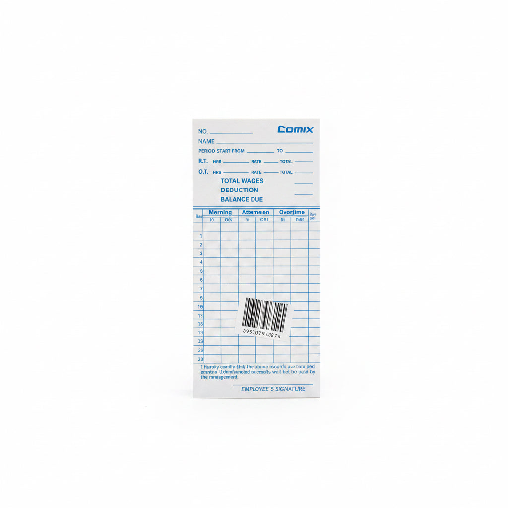 Comix Punch card for Attendance /كروت دوام comix