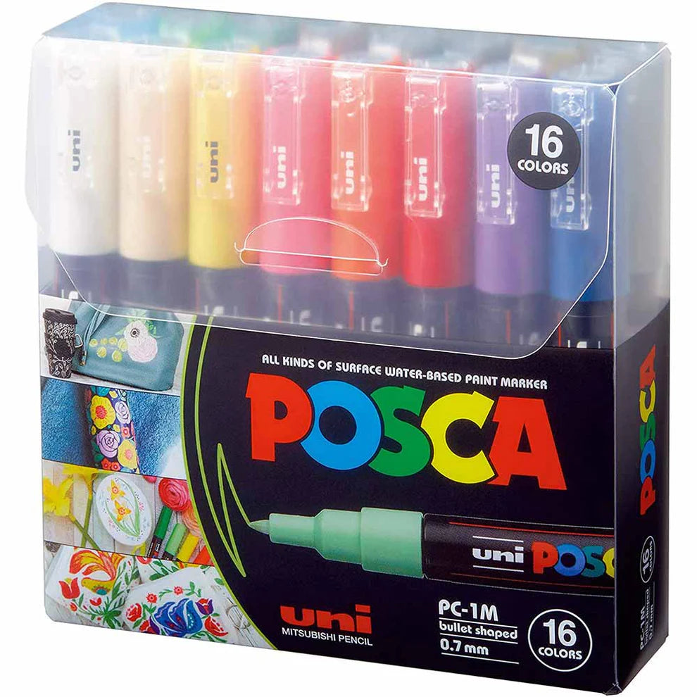 Posca 16 Colors / بوسكا – 16 لونًا