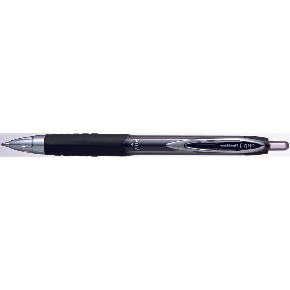 uni-ball signo 207 GEL INK ROLLER BALL Black 0.7mm / يوني بول سينغو 207 جل حبر قلم كرة 0.7 مم أسود