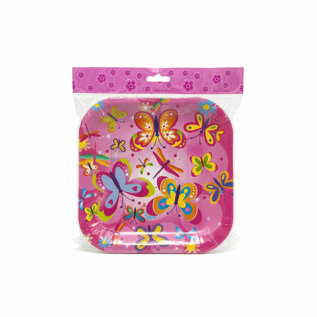 HAPPY BIRTHDAY Plates 10 Pcs / أطباق "عيد ميلاد سعيد" – 10 قطع
